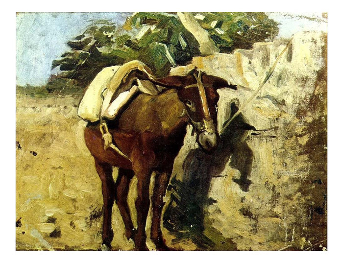 1898 mulet by Pablo Picasso, vintage artwork, 16x12