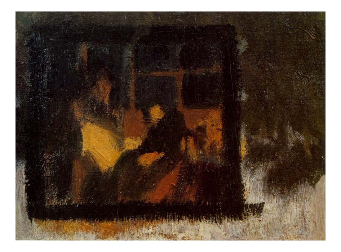 1899 v by Pablo Picasso, vintage artwork, 16x12"(A3) Poster