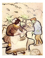 1899 Un vieil homme sale by Pablo Picasso, vintage artwork, 16x12"(A3) Poster