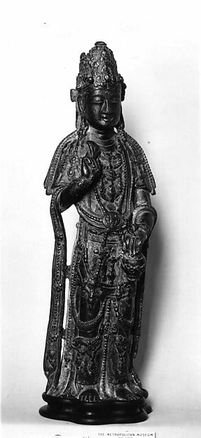 Statuette of Bodhisattva mid-10th cent,  Poster Print Wall Art