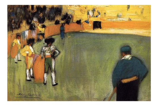1900 Courses de taureaux (Corrida)4 by Pablo Picasso, vintage artwork, 16x12"(A3) Poster
