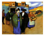1900 Couple espagnol devant une auberge by Pablo Picasso, vintage artwork, 16x12"(A3) Poster