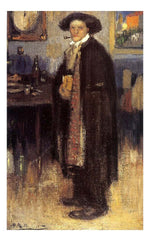 1900 Homme en manteau espagnol by Pablo Picasso, vintage artwork, 16x12"(A3) Poster