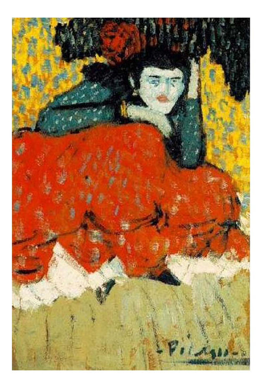 1901 Danseuse espagnole by Pablo Picasso, vintage artwork, 16x12"(A3) Poster