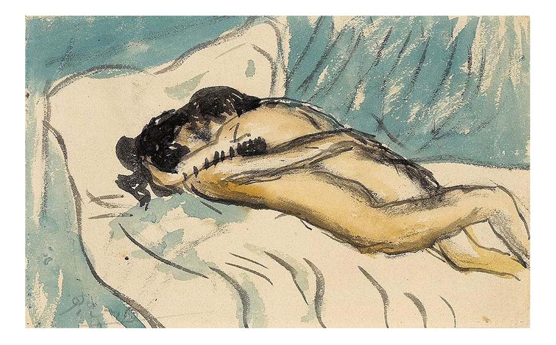 1901 Etreinte by Pablo Picasso, vintage artwork, 16x12"(A3) Poster