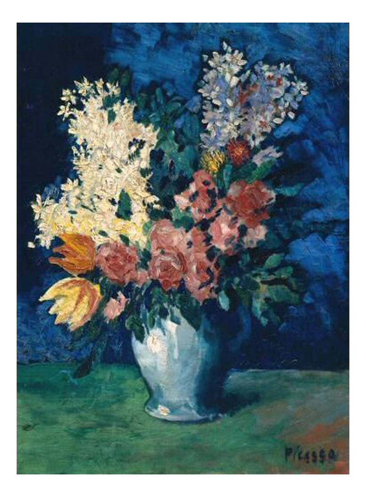 1901 Fleurs by Pablo Picasso, vintage artwork, 16x12"(A3) Poster