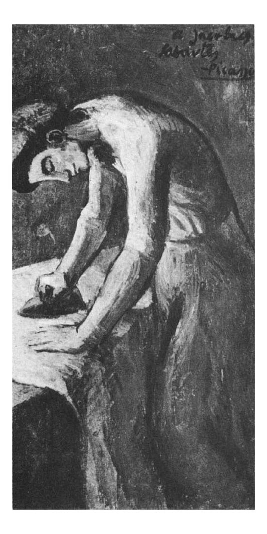 1901 La repasseusse by Pablo Picasso, vintage artwork, 16x12"(A3) Poster