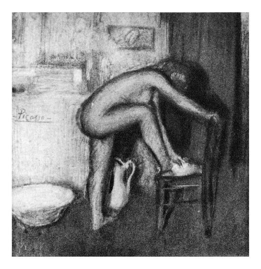 1901 La toilette by Pablo Picasso, vintage artwork, 16x12"(A3) Poster