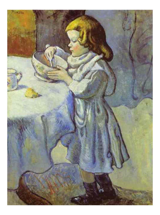 1901 Le gourmet by Pablo Picasso, vintage artwork, 16x12"(A3) Poster