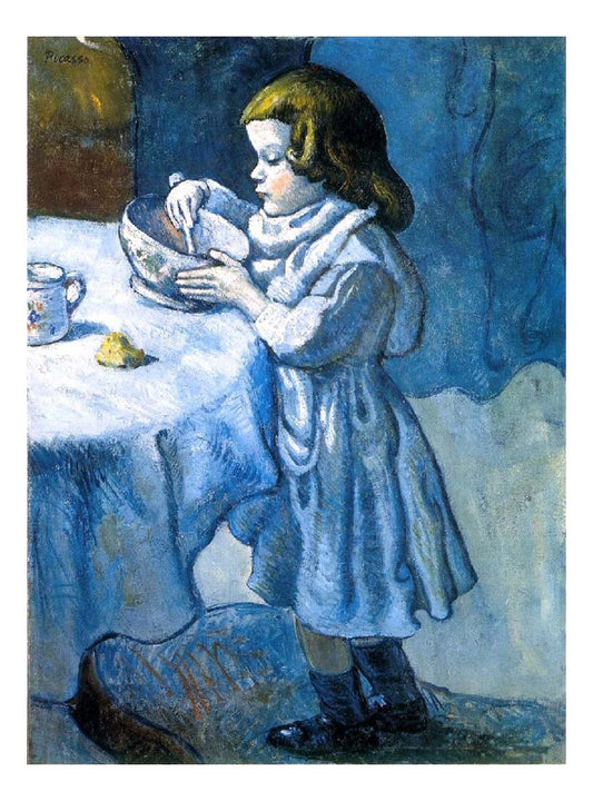 1901 Le gourmet (Le gourmand) by Pablo Picasso, vintage artwork, 16x12"(A3) Poster