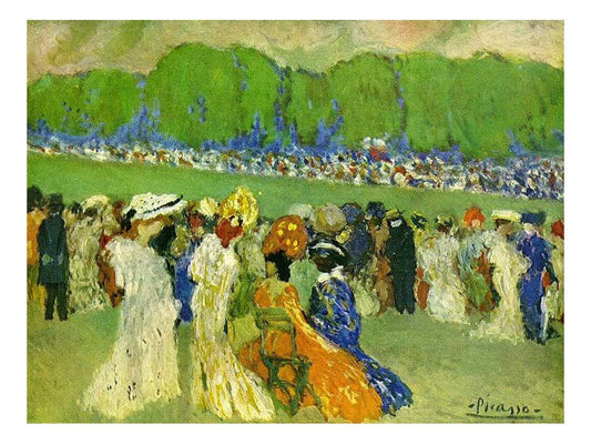 1901 Longchamp by Pablo Picasso, vintage artwork, 16x12"(A3) Poster