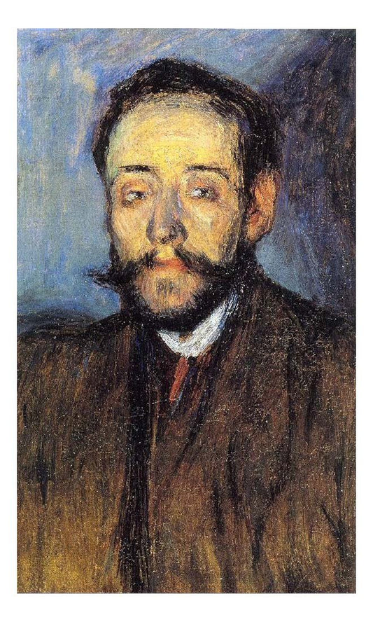 1901 Portrait de Minguell by Pablo Picasso, vintage artwork, 16x12"(A3) Poster