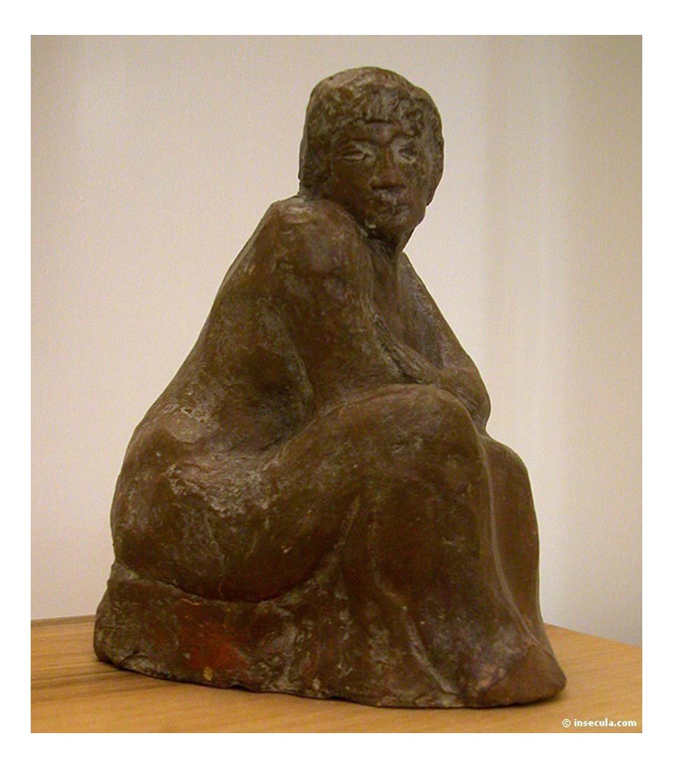 1902 Femme assise by Pablo Picasso, vintage artwork, 16x12"(A3) Poster