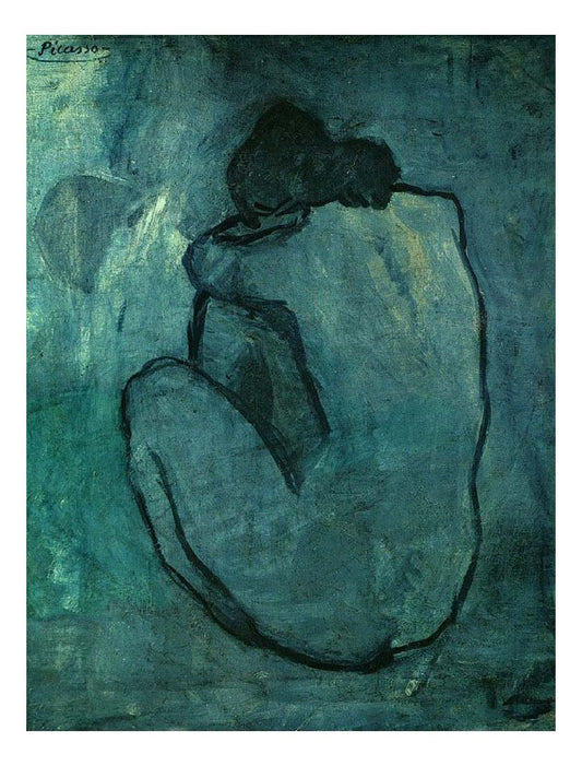 1902 Femme nue 2 by Pablo Picasso, vintage artwork, 16x12"(A3) Poster