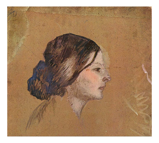 1904 Madeleine by Pablo Picasso, vintage artwork, 16x12"(A3) Poster