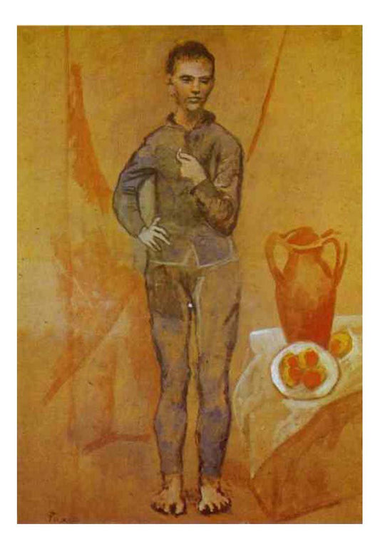 1905 Jongleur et nature morte by Pablo Picasso, vintage artwork, 16x12"(A3) Poster