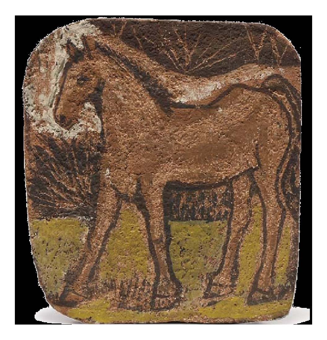 1906 Cheval by Pablo Picasso, vintage artwork, 16x12"(A3) Poster