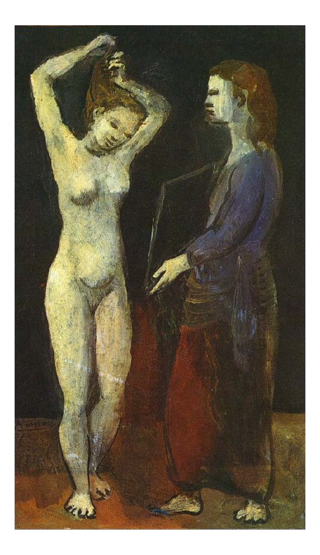 1906 La toilette1 by Pablo Picasso, vintage artwork, 16x12"(A3) Poster