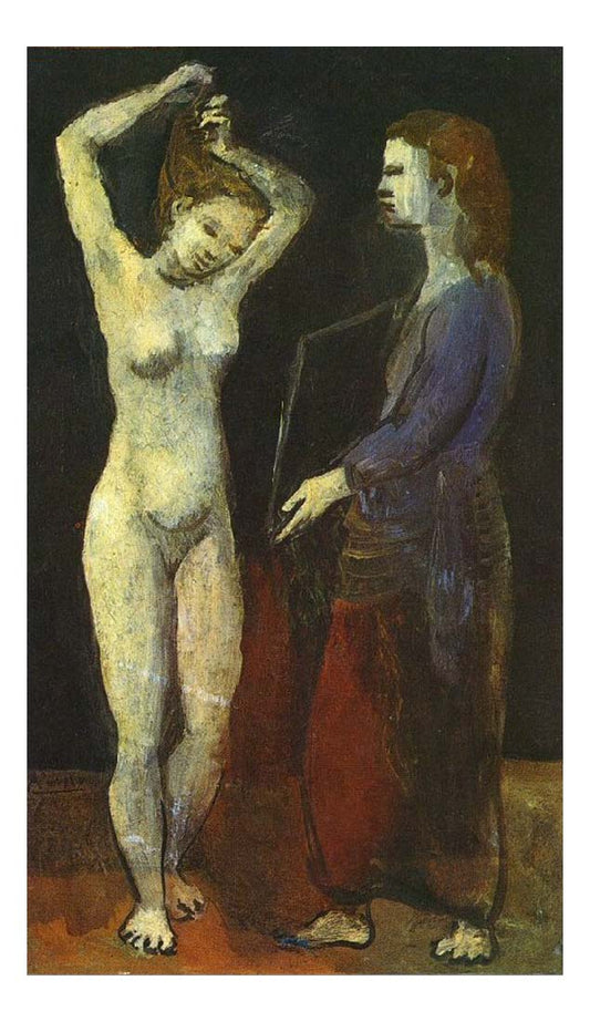 1906 La toilette1 by Pablo Picasso, vintage artwork, 16x12"(A3) Poster