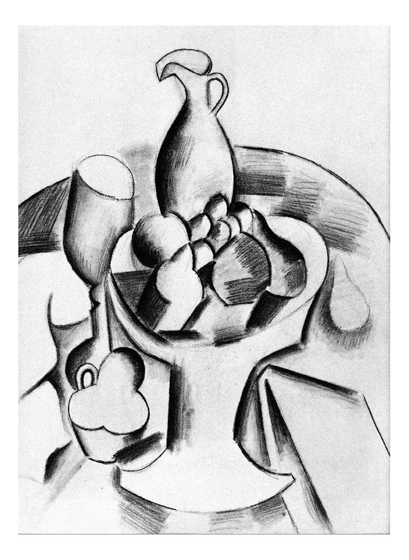 1907 Compotier by Pablo Picasso, vintage artwork, 16x12"(A3) Poster