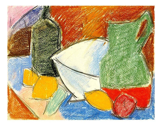 1907 Les Citrons by Pablo Picasso, vintage artwork, 16x12"(A3) Poster