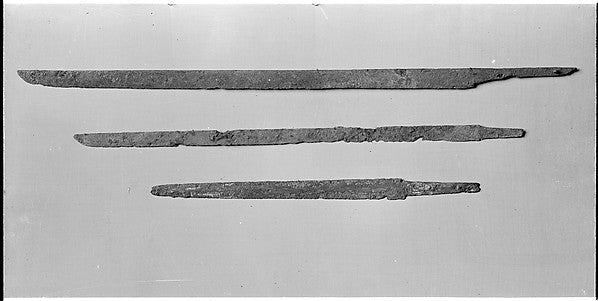 Blade for a Straight Single-Edged Sword  c7th cent,  Poster Print Wall Art