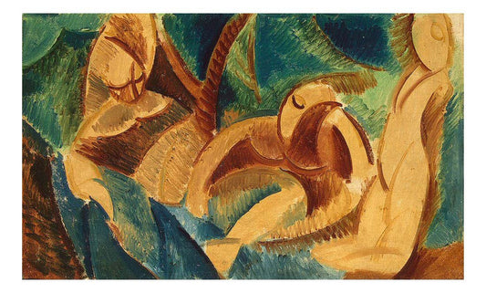 1908 Baignade by Pablo Picasso, vintage artwork, 16x12"(A3) Poster