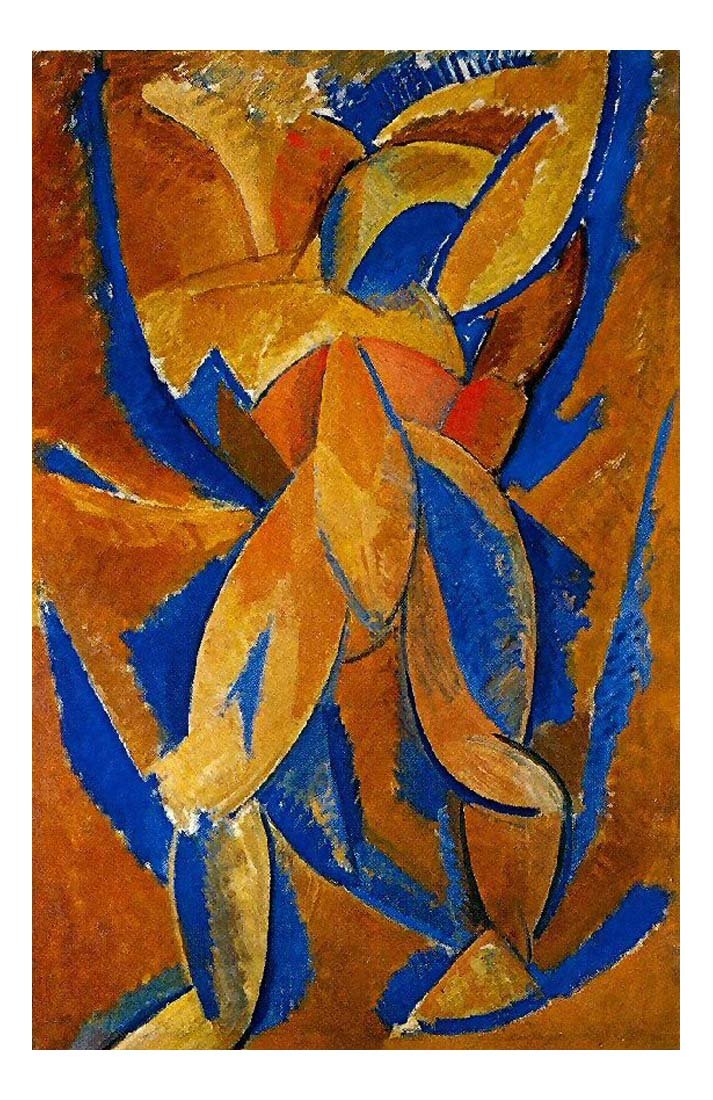 1908 Nu debout by Pablo Picasso, vintage artwork, 16x12"(A3) Poster