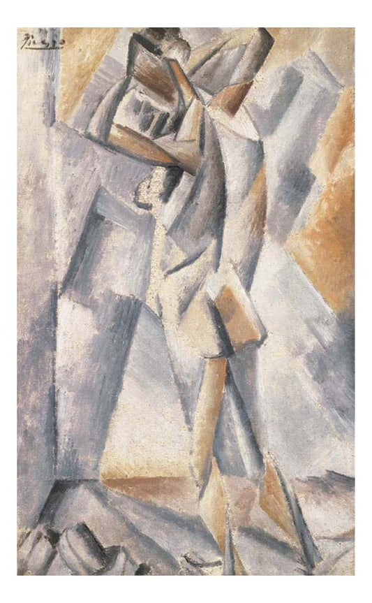 1909 Baigneuse2 by Pablo Picasso, vintage artwork, 16x12"(A3) Poster