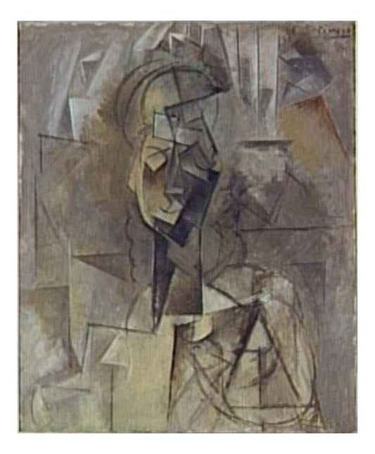 1909 Buste de femme2 by Pablo Picasso, vintage artwork, 16x12"(A3) Poster