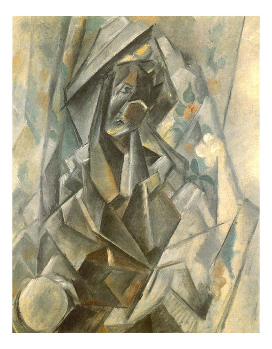 1909 Madonne by Pablo Picasso, vintage artwork, 16x12"(A3) Poster