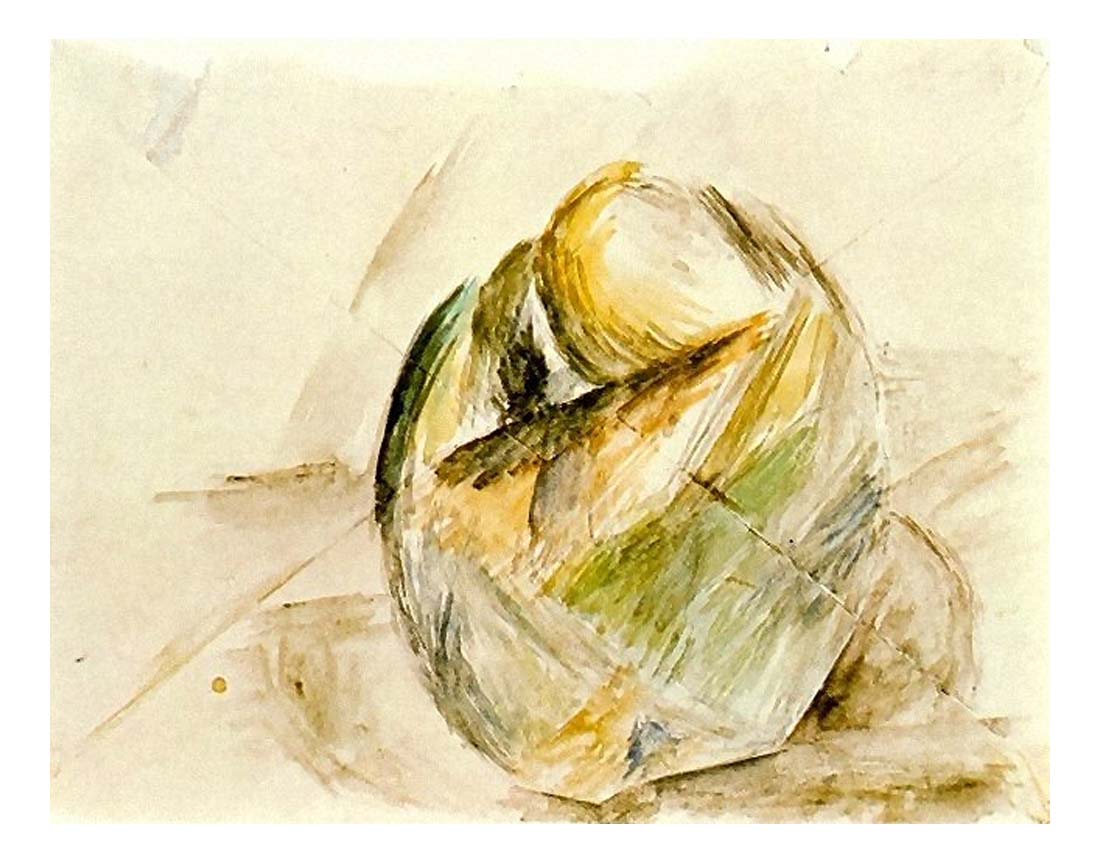 1909 Pomme by Pablo Picasso, vintage artwork, 16x12"(A3) Poster