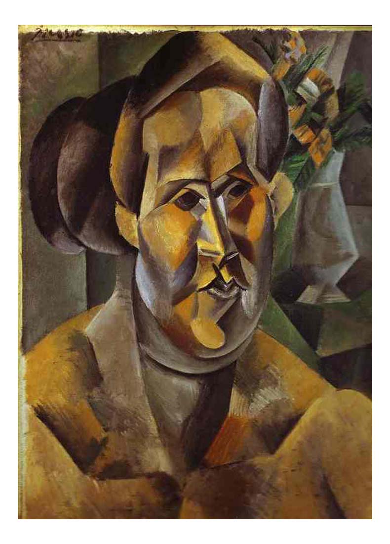 1909 Portrait de Fernarde by Pablo Picasso, vintage artwork, 16x12"(A3) Poster