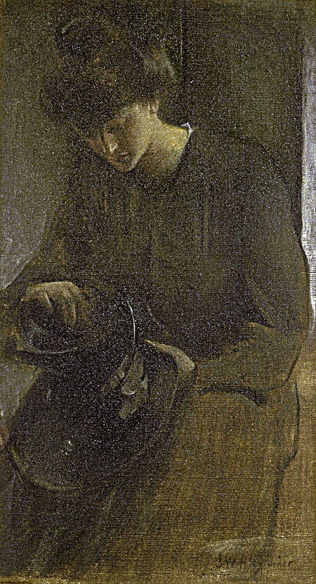 John White Alexander:A Toiler,16x12"(A3)Poster