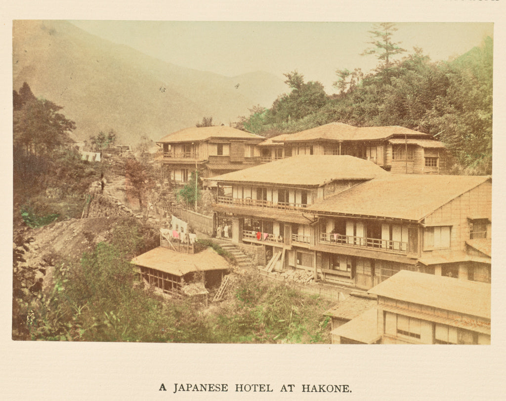 Kazumasa Ogawa:A Japanese Hotel at Hakone,16x12"(A3)Poster