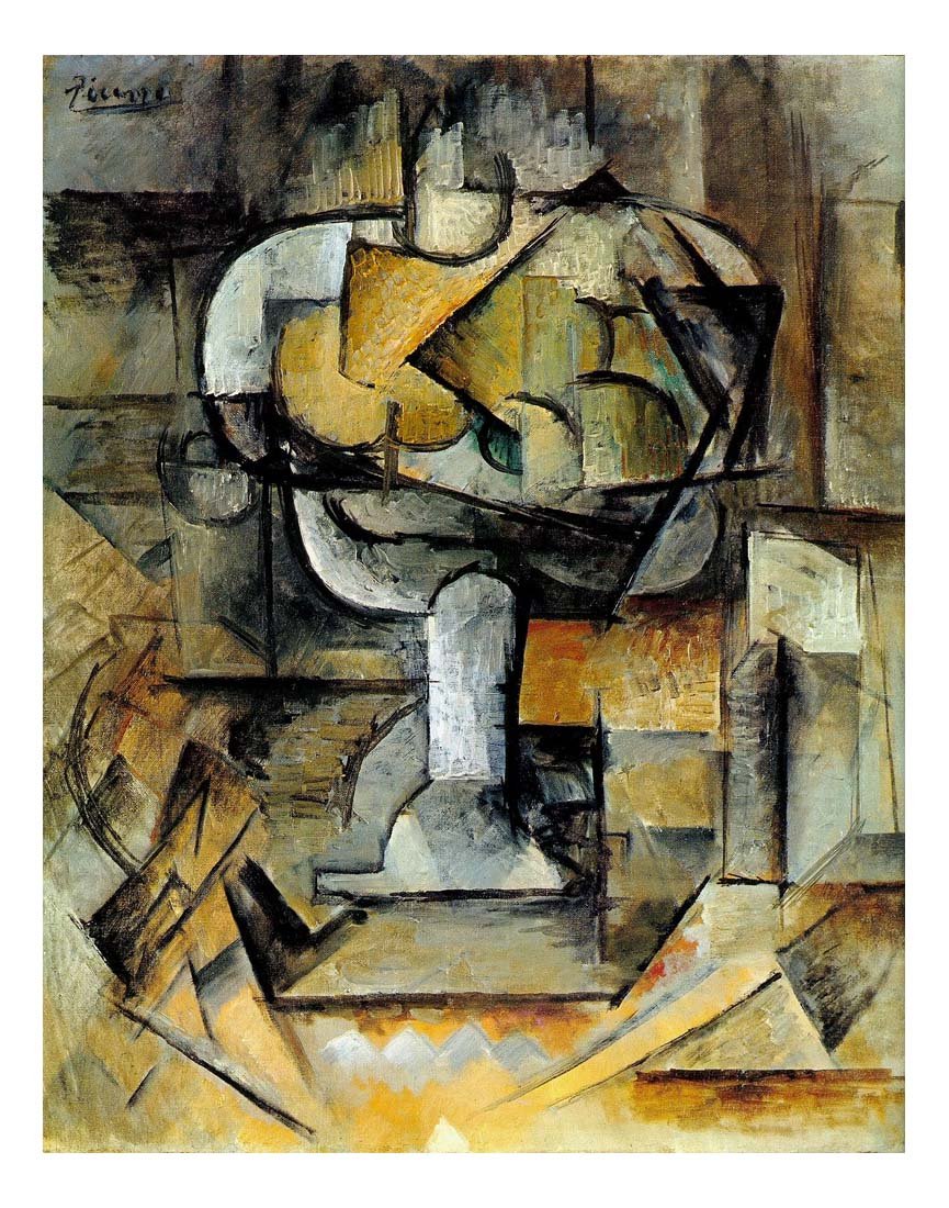 1910 Le compotier by Pablo Picasso, vintage artwork, 16x12"(A3) Poster