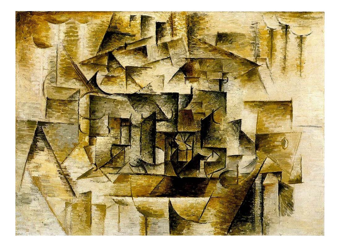 1910 Nature morte avec verre et citron by Pablo Picasso, vintage artwork, 16x12"(A3) Poster