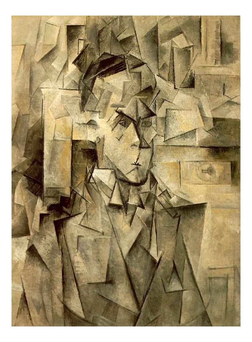 1910 Portrait de Wilhelm Uhde by Pablo Picasso, vintage artwork, 16x12"(A3) Poster