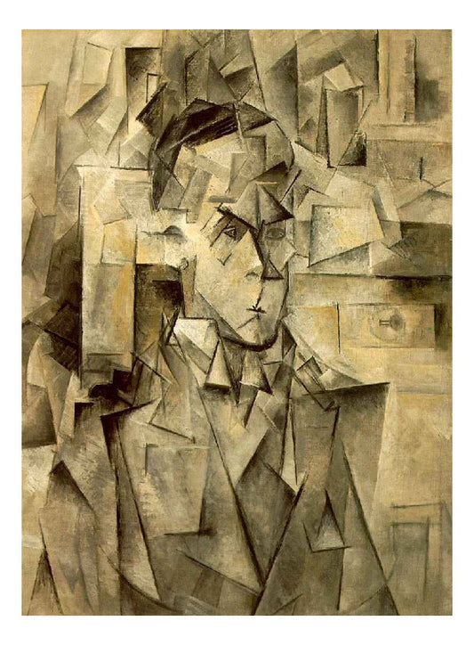 1910 Portrait de Wilhelm Uhde by Pablo Picasso, vintage artwork, 16x12"(A3) Poster