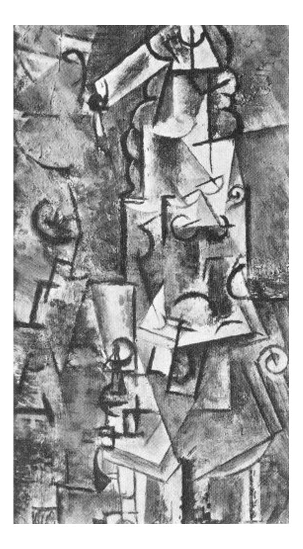 1911 Femme assise by Pablo Picasso, vintage artwork, 16x12"(A3) Poster