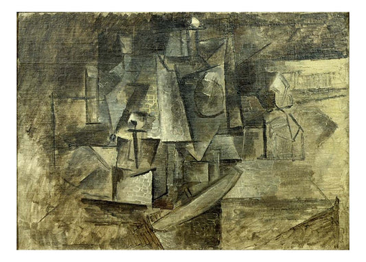 1911 La coiffeuse by Pablo Picasso, vintage artwork, 16x12"(A3) Poster