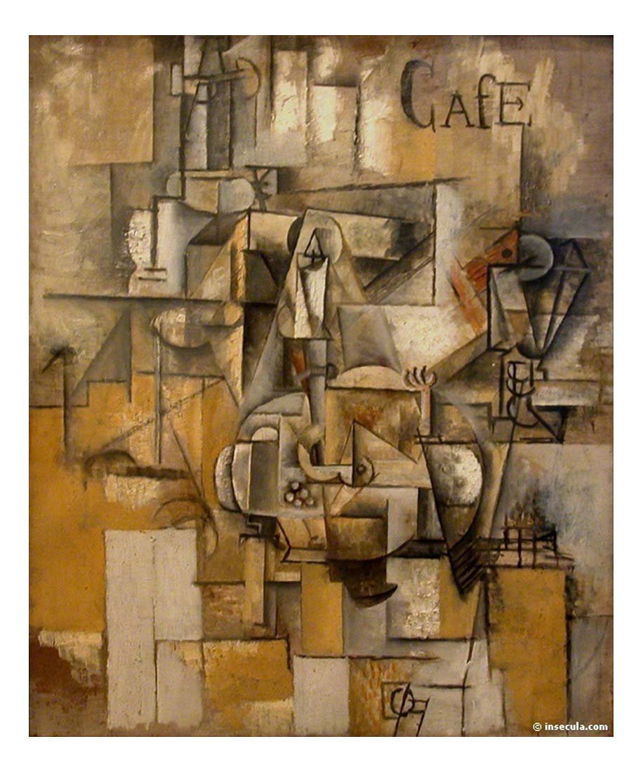 1911 Le Pigeon aux petits pois by Pablo Picasso, vintage artwork, 16x12"(A3) Poster