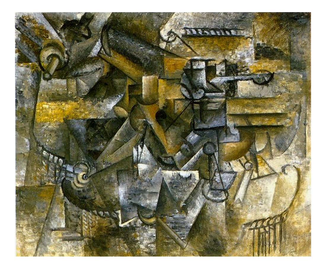 1911 Verre d'absinthe by Pablo Picasso, vintage artwork, 16x12"(A3) Poster