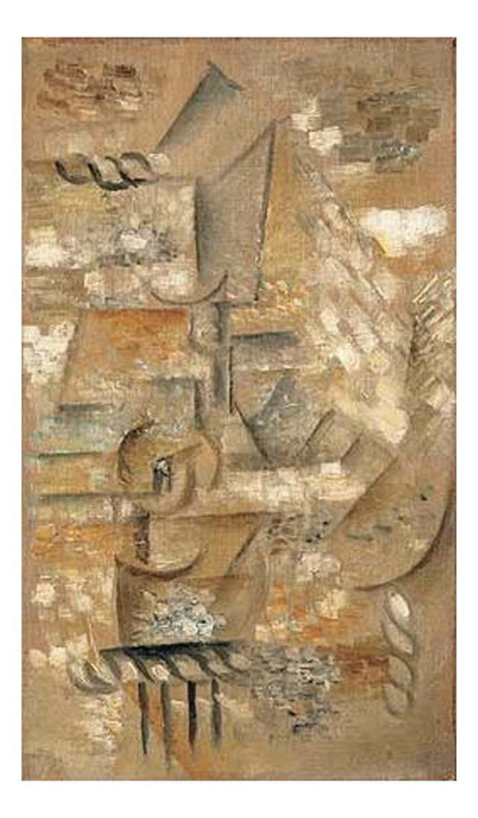 1911 Verre et pomme by Pablo Picasso, vintage artwork, 16x12"(A3) Poster