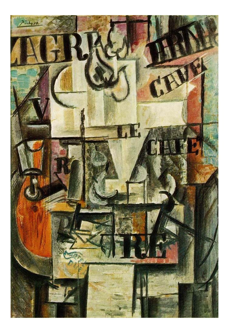 1912 Compotier by Pablo Picasso, vintage artwork, 16x12"(A3) Poster