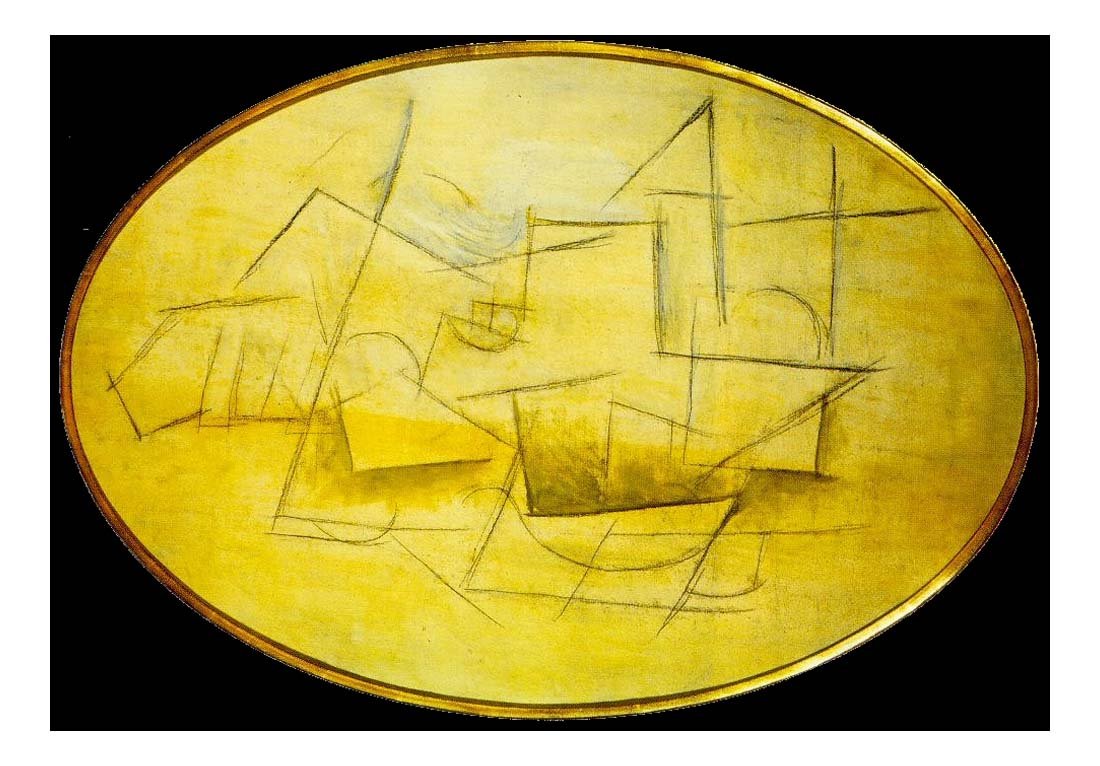 1912 Femme-Guitare by Pablo Picasso, vintage artwork, 16x12"(A3) Poster