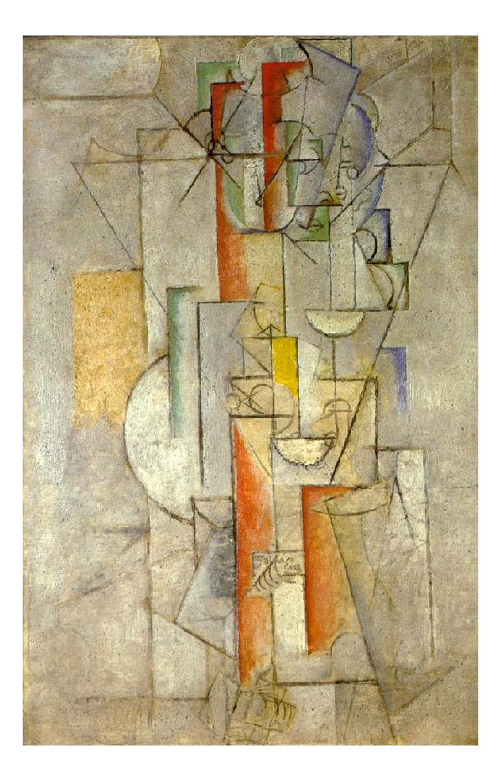 1912 Femme nue ('J'aime Eva') by Pablo Picasso, vintage artwork, 16x12"(A3) Poster