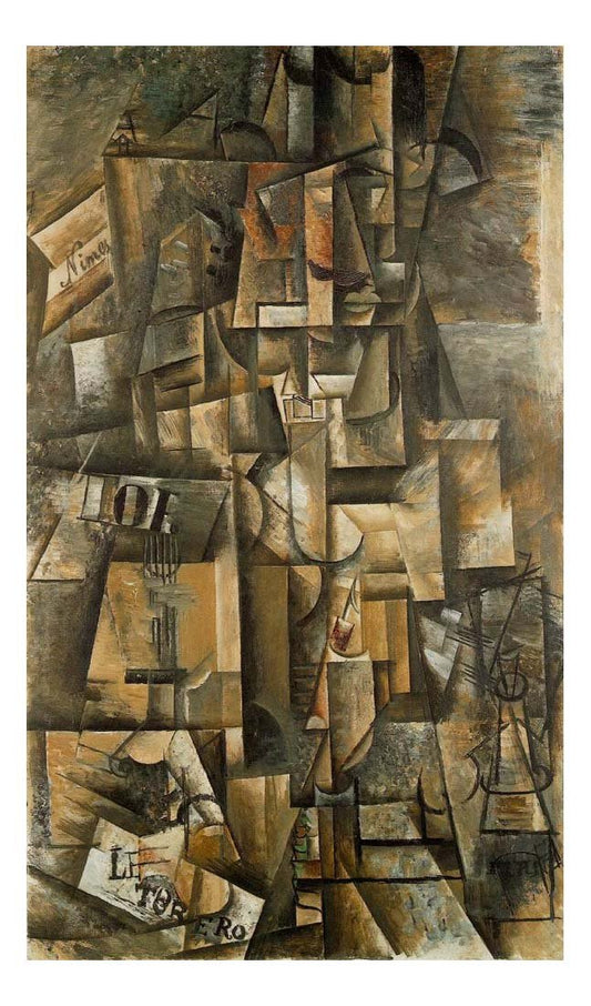 1912 L'aficionado (Le torero) by Pablo Picasso, vintage artwork, 16x12"(A3) Poster