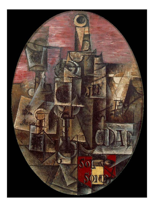 1912 Nature morte espagnole by Pablo Picasso, vintage artwork, 16x12"(A3) Poster