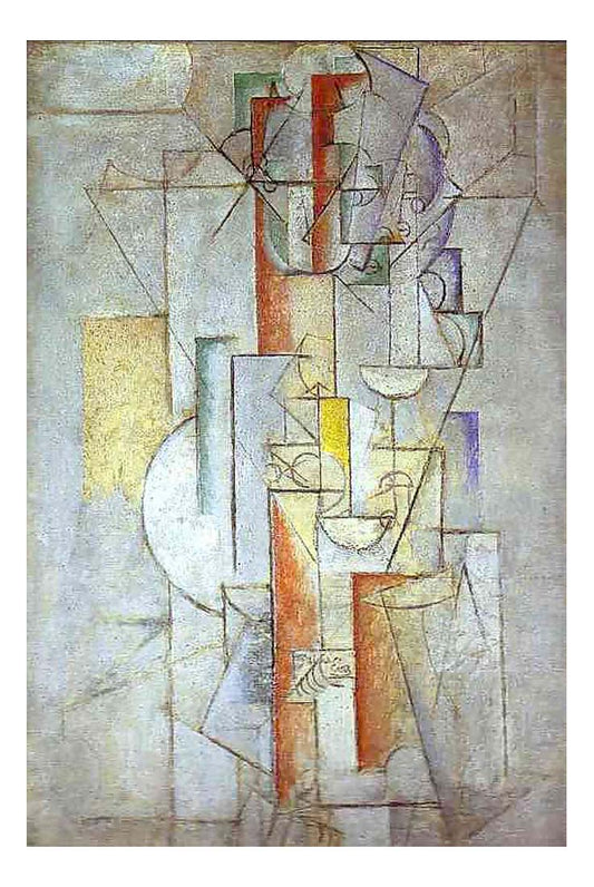 1912 Nu , j'aime Eva by Pablo Picasso, vintage artwork, 16x12"(A3) Poster